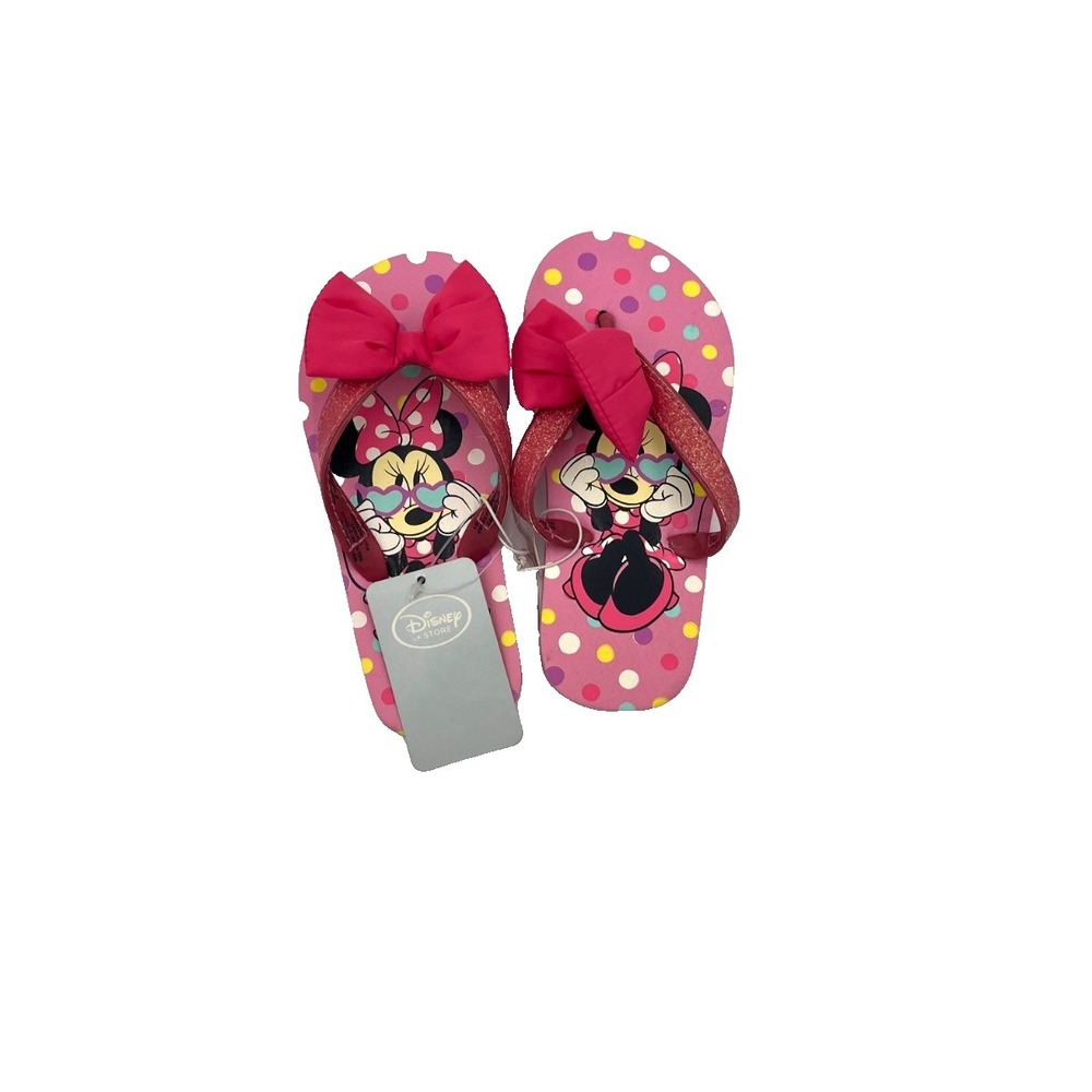 Disney Minnie Mouse Flip Flop Sandal‎ Pink Size 11/12 New